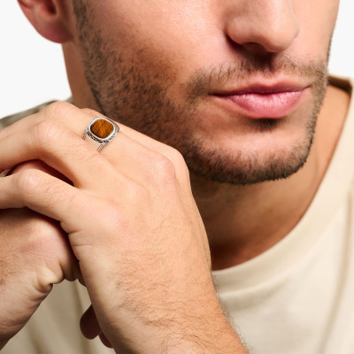 Bague Oeil De Tigre, TR2388-826-2 - Thomas Sabo