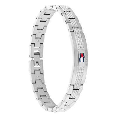Bracelet Nelson H-Link Texturé en Acier, 19 cm - 2790419 - Tommy Hilfiger