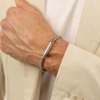 Bracelet Doran Acier, 18 à 19 cm - 1580695 - Boss