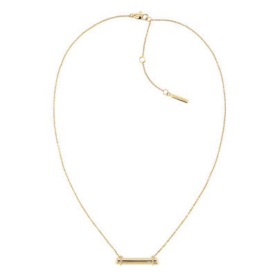 Collier Scultpural, Acier Jaune - 35000015, 50 à 55 cm - Calvin Klein