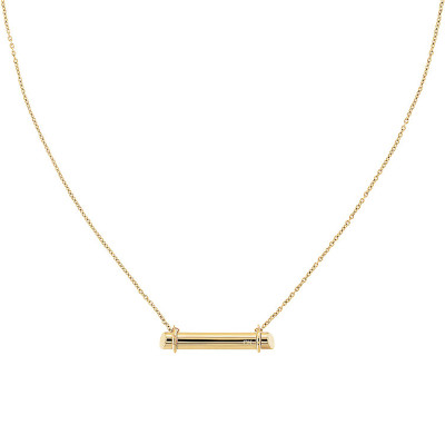 Collier Scultpural, Acier Jaune - 35000015, 50 à 55 cm - Calvin Klein